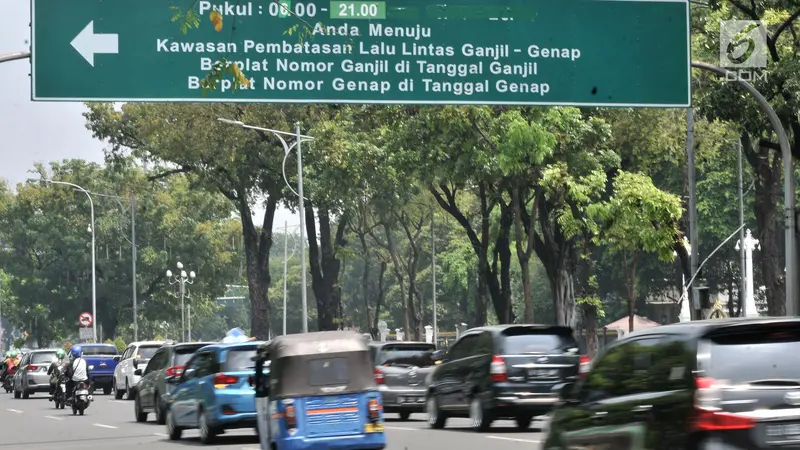 Perluasan Ganjil Genap Diperpanjang Hingga 13 Oktober