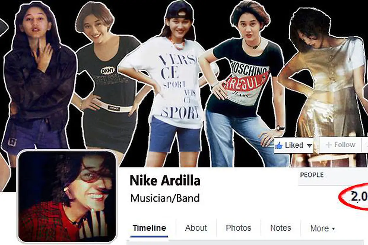 Nike Ardilla Tembus 2 Juta Penggemar di Facebook