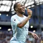 6. Raheem Sterling (Manchester City) - 6 Gol (1 Penalti). (AP/Nick Potts)