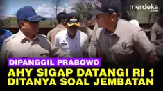 Presiden Prabowo sempat memanggil Menko AHY untuk bertanya warna yang cocok untuk Jembatan Bailey.