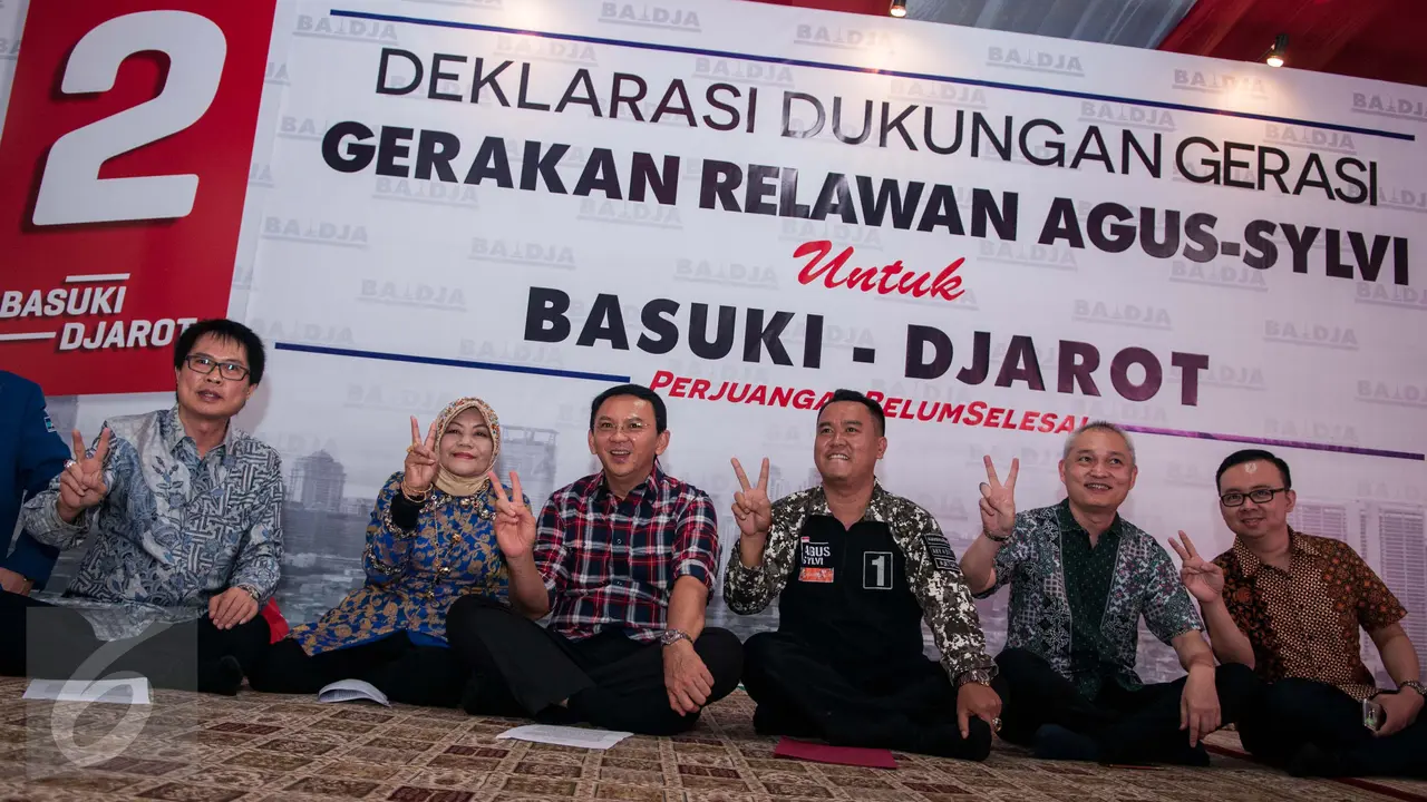 20170313-Relawan Agus-Sylvi Dukung Ahok-Djarot-Gempur