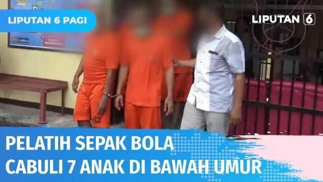 Seorang pelatih sepak bola di Kabupaten Brebes, Jawa Tengah, tega mencabuli tujuh anak di bawah umur. Pelaku mengaku mencabuli para korban secara bergantian di lokasi dan waktu yang berbeda.