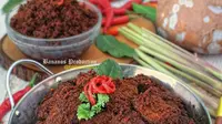 Rendang daging sapi. (Liputan6.com/IG/banususanto)