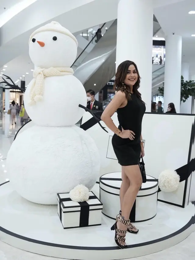 Melaney Ricardo sambut Natal 2022 penuh sukacita (Foto: Instagram melaney_ricardo)