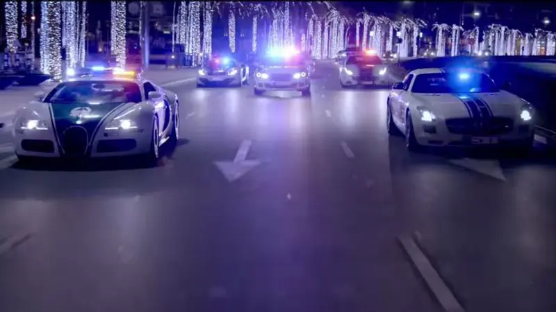 Begini Cara Kepolisian Dubai Pamer Mobil Patroli Eksotisnya