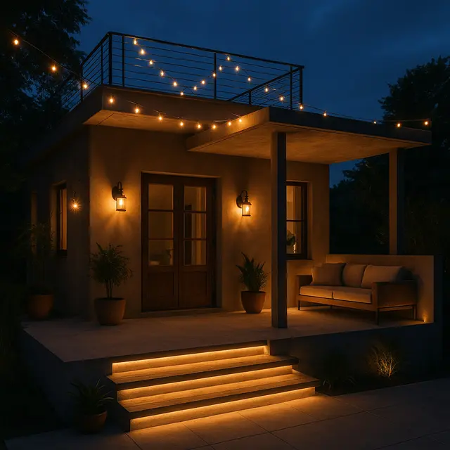 Teras Cor Dak untuk Rumah Estetik ala Instagram 2025 (Foto: ChatGPT)