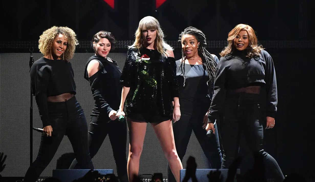 Konser Taylor Swift di New Jersey sendiri bisa dibilang sangat istimewa. (DIA DIPASUPIL / GETTY IMAGES NORTH AMERICA / AFP) (DIA DIPASUPIL  GETTY IMAGES NORTH AMERICA  AFP)