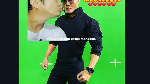 Editan Aldi Taher di foto Deddy Corbuzier