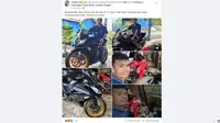 Pengemis Online Pamer Motor Sport Kawasaki Ninja 4 Tak (akun Facebook Sultan Intan)