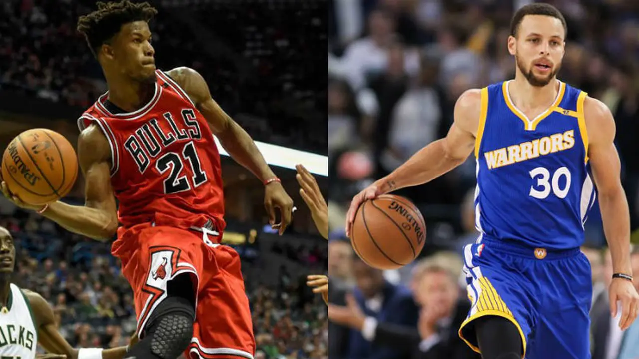 Jimmy Butler dan Stephen Curry