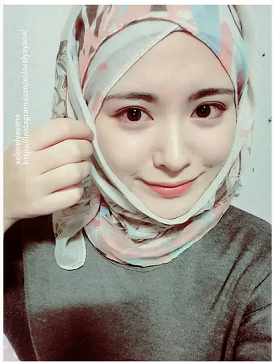 Ayana yang menetap di Seoul, hanya 1 persen pemeluk agama Islam dari sekitar 50 juta jiwa. Bahkan, ia menjadi muslim sendiri dalam keluarganya. (dok.Instagram)
