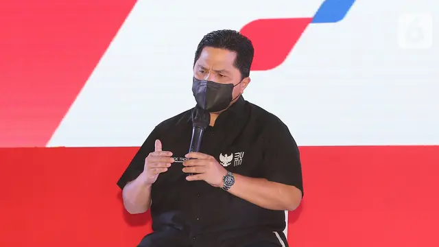 Menteri Badan Usaha Milik Negara (BUMN) RI, Erick Thohir. (Liputan6.com/Fery Pradolo) 