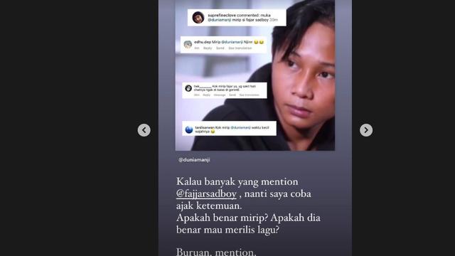 Disebut Punya Paras Mirip Fajar Sadboy, Anji Gercep Langsung Ajak Ketemuan