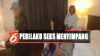 Selain keduanya, tim juga mendapati sejumlah barang bukti, diantaranya alat kontrasepsi yang disimpan di dalam tas mereka.