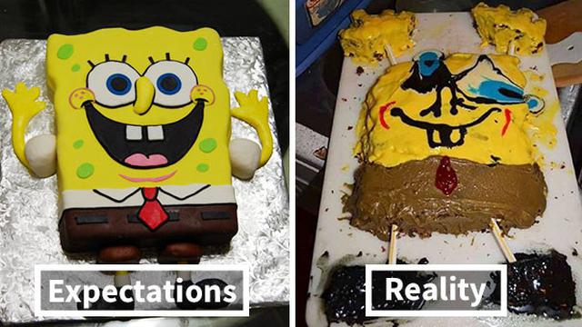 7 Potret Ekspektasi Vs Realita Kreasi Kue Ini Bikin Tepuk Jidat