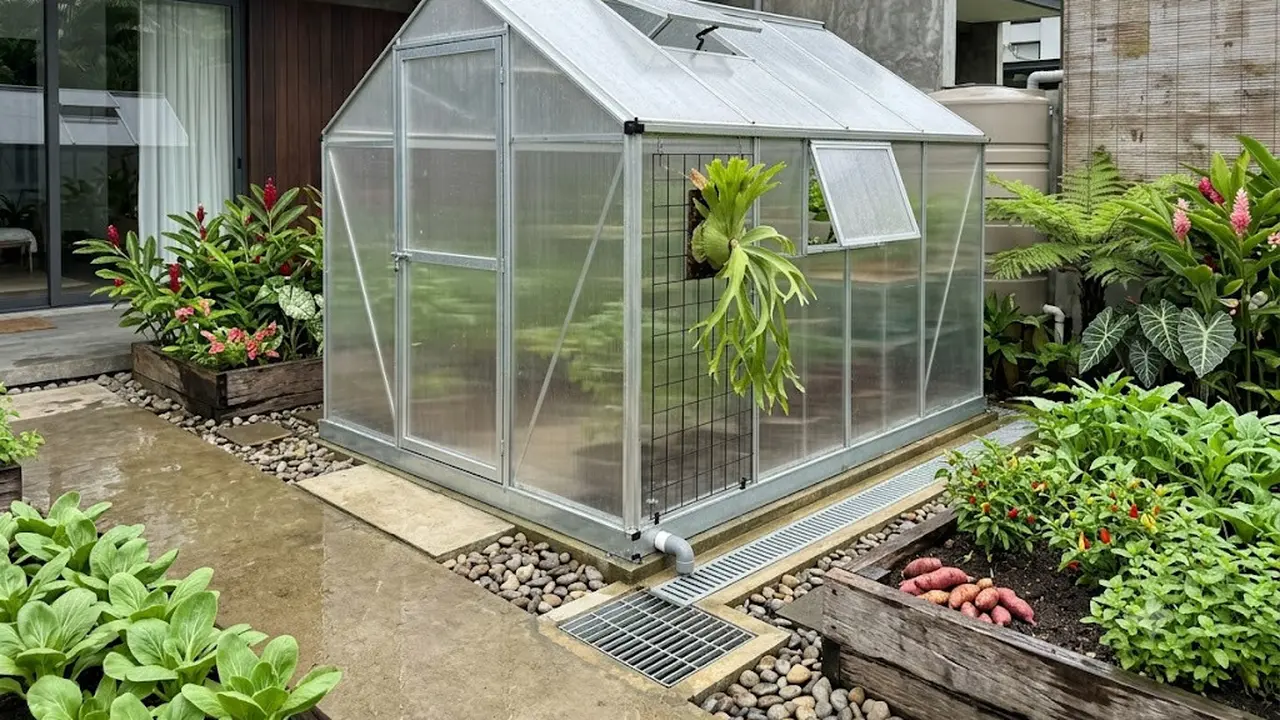 Cara Membuat Greenhouse Mini Tahan Panas dan Hujan