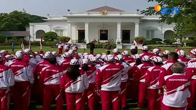Jokowi Lepas Keberangkatan Atlet Indonesia ke Ajang Sea Games