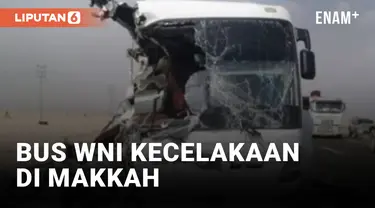 Bus Rombongan Jamaah WNI Kecelakaan di Makkah