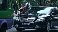 Kota Bogor menerapkan kebijakan ganjil genap untuk kendaraan bermotor roda empat dan roda dua guna menekan laju pennyebaran Covid-19. (Liputan6.com/Achmad Sudarno)