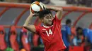 <p>Timnas Garuda Muda gagal menambah gol hingga babak pertama usai. Asnawi Mangkualam dkk terlihat kurang tenang dan tidak efektif dalam penyelesaian akhir. (Bola.com/Ikhwan Yanuar)</p>