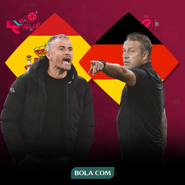 Piala Dunia 2022 - Head to head Luis Enrique Vs Hansi Flick