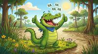 Alligator jokes that will tickle your funny bones. (Image: Gemini AI)