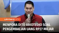 Menteri Pemuda dan Olahraga, Dito Ariotedjo menanggapi pengembalian dana kasus BTS Rp 27 miliar ke Kejaksaan Agung. Namun Dito mengaku tidak tahu terkait pengembalian dana tersebut. Dito menyampaikan bahwa dirinya sudah diperiksa secara resmi dan mel...