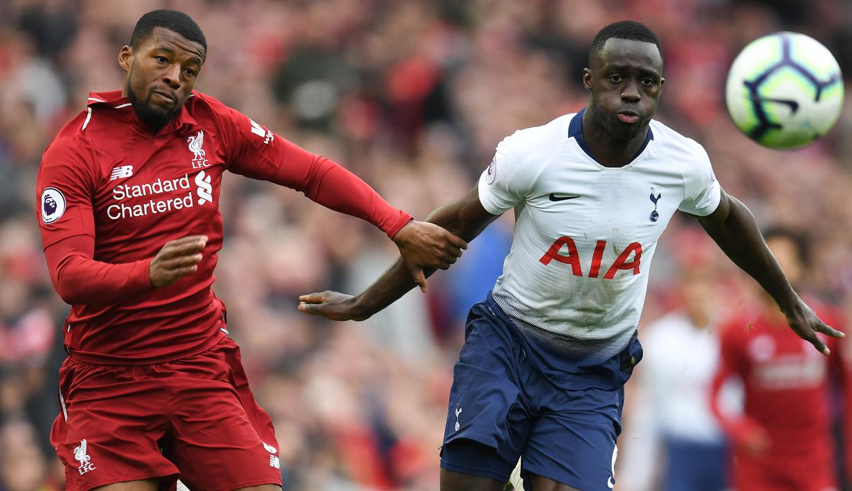 3. Davinson Sanchez (Tottenham) - Memiliki gaya bermain yang lugas meski baru berusia 22 tahun tidak segan jika harus menekel lawan. Masih muda namun sudah menjadi andalan bagi Timnas Kolombia untuk mengawal lini belakang. (AFP/Paul Ellis)