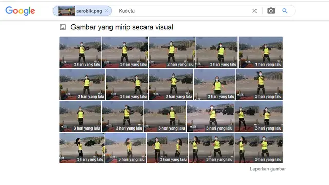 Hasil penelusuran Google Image