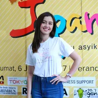 Aktris kelahiran Jakarta 23 tahun itu mengaku tidak ada reading dalam serial tersebut. Sehari tiba di Jepang, pemain film Winter in Tokyo itu langsung menjalani proses syuting. (Adrian Putra/Bintang.com)