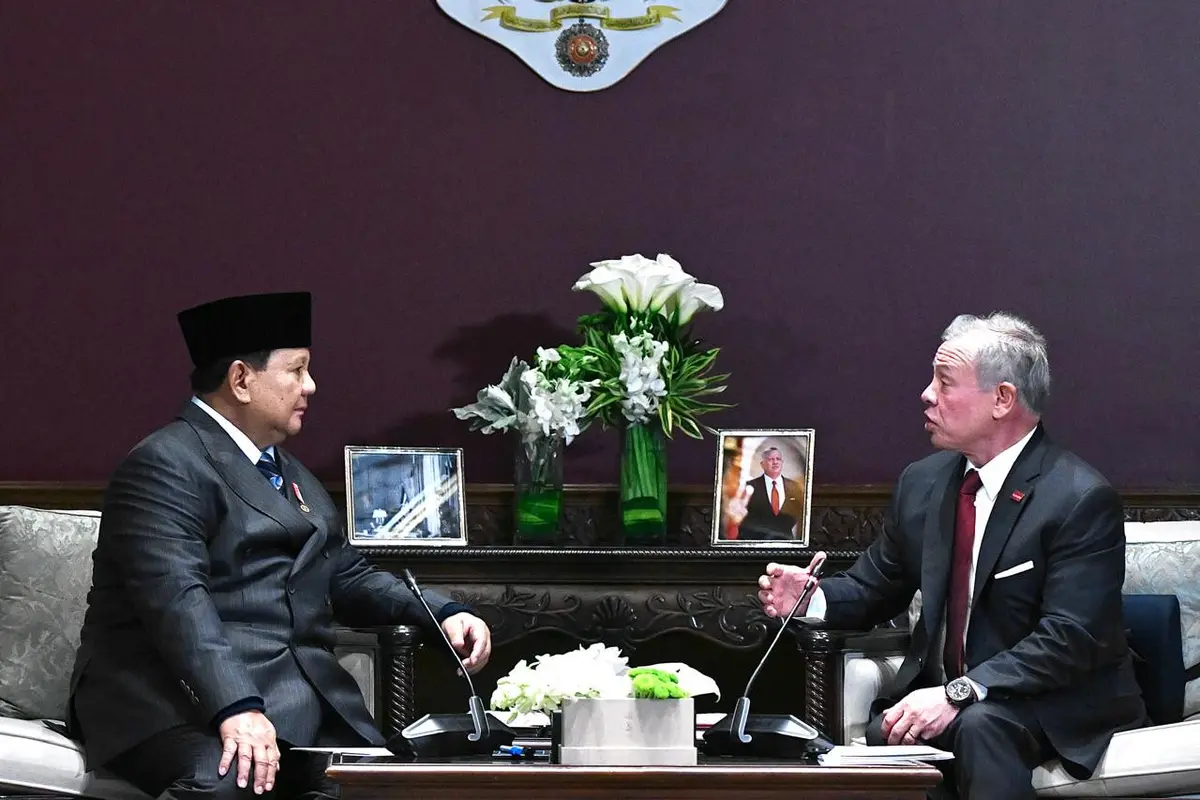 Prabowo dan Raja Abdullah II