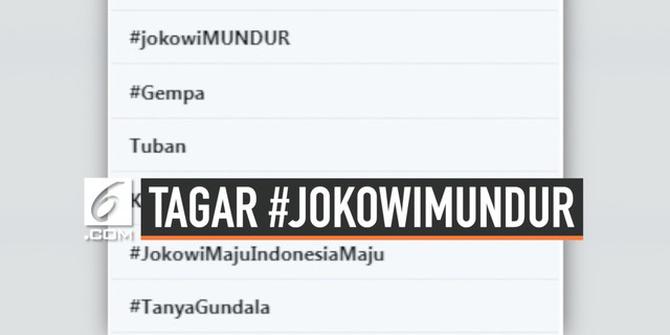 VIDEO: Tagar #JokowiMundur Jadi Trending Topic Nomor Satu di Indonesia