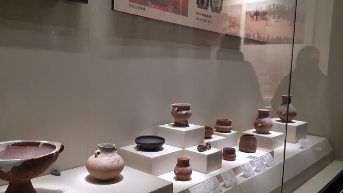 Koleksi di Museum Xinjiang atau museum sejarah wilayah barat di Urumqi (Rizki Akbar Hasan / Liputan6.com)