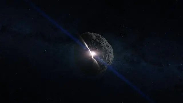 Ilustrasi asteroid Bennu