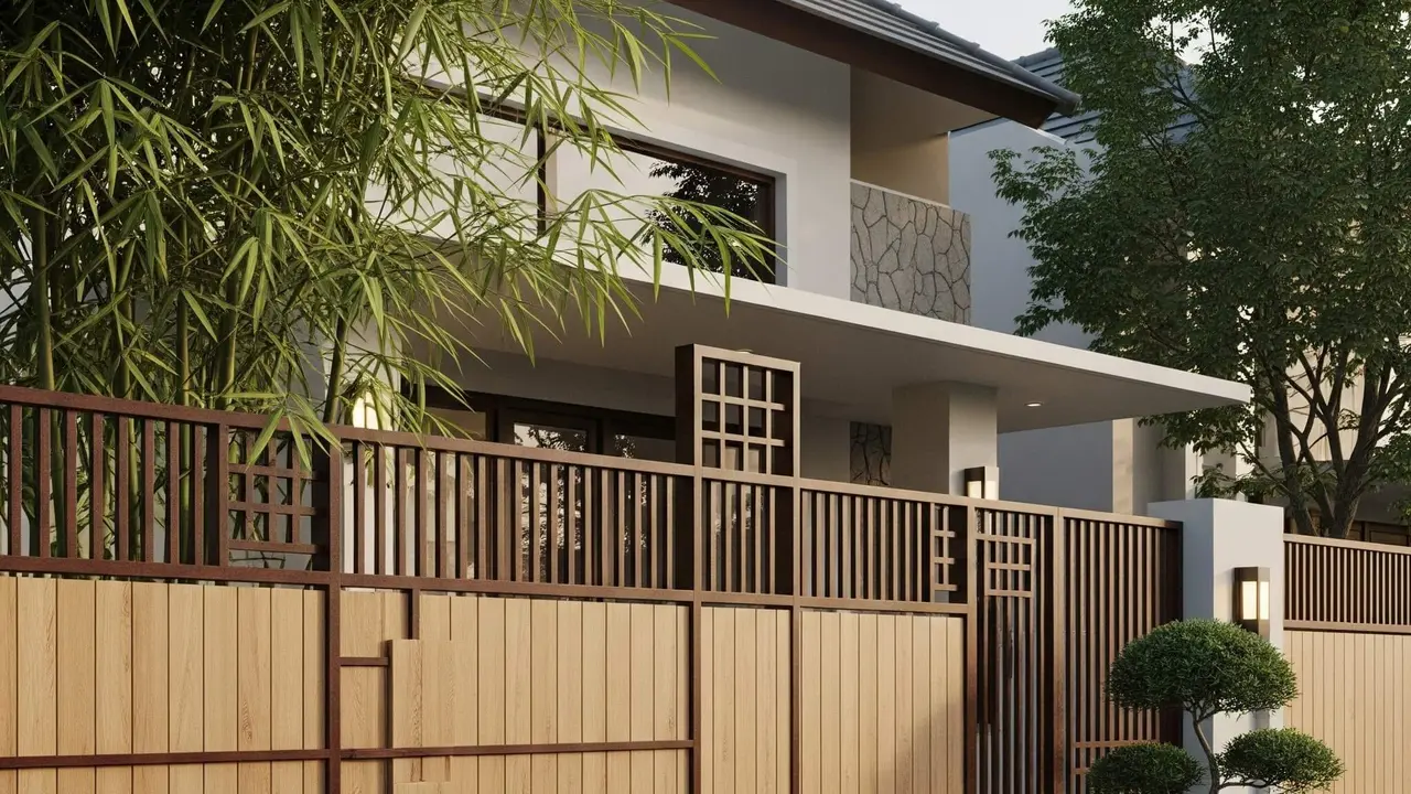Model Pagar Besi Minimalis Jaga Privasi