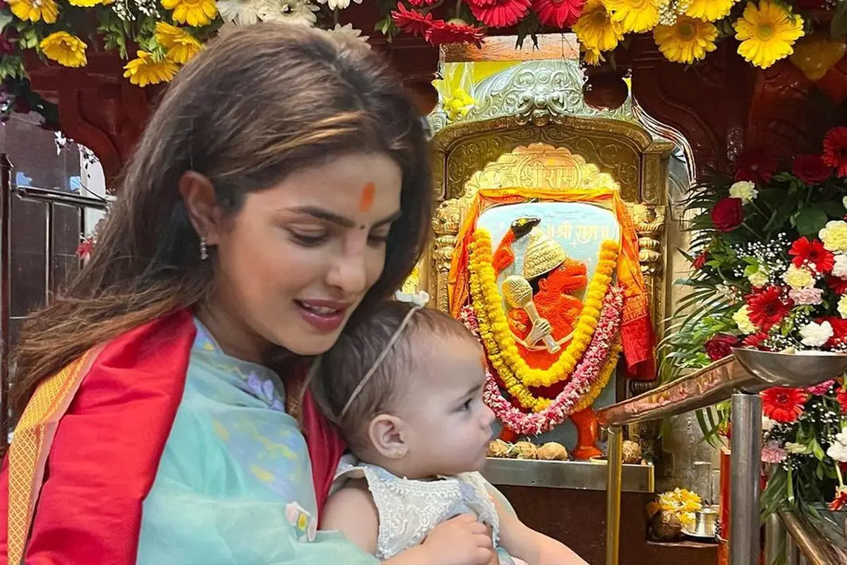 Potret Priyanka Chopra bersama putrinya, Malti. (Foto: Instagram/priyankachopra)