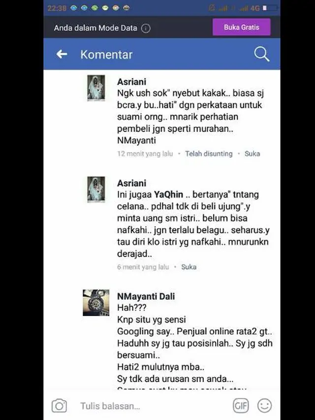 [Bintang] Suami Belanja Online, Istri Ngamuk karena Si Penjual Panggil Suami dengan Sebutan Kak