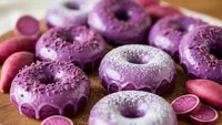 Cara Membuat Donat Ubi Ungu Empuk Tanpa Ulen Lama, Praktis dan Lezat