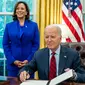 Presiden AS Joe Biden dan Wapres Kamala Harris. Dok: Twitter @JoeBiden