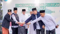 Pilar Saga Lepas Jemaah Haji, Titip Doa untuk Tangsel Lebih Maju