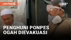 Penghuni Ponpes Nurul Barokah di Zona Merah Gunung Semeru Enggan Mengungsi