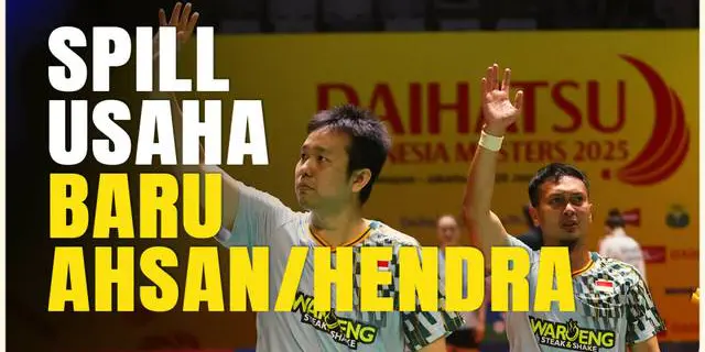 VIDEO: Momen Perpisahan Ahsan/Hendra di Konferensi Pers Indonesia Masters 2025