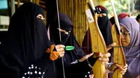 Komunitas olahraga panahan muslimah pengguna Niqab