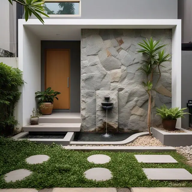 Rumah Minimalis 1 Lantai Tampak Depan
