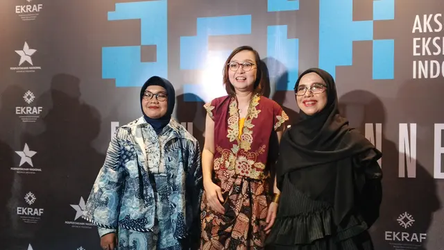 Penampilan jenama fesyen lokal di acara ASIK 2025 (Akselerasi Ekspor Kreasi Indonesia) (dok. Liputan6.com/Faqih Nuriman)