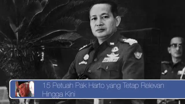 Daily TopNews hari ini akan menyajikan berita seputar 15 petuah pak Harto yang tetap relevan hingga kini dan pegawai sampai buruh yang akan mendapatkan pensiunan seperti PNS. 