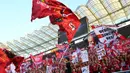 Kashima Antlers jadi klub pertama yang meraih treble domestik saat juara J League, J League Cup, dan Piala Kaisar pada musim 2000. (Dok. J1 League)