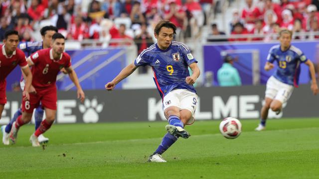 Ayase Ueda - Timnas Jepang Vs Timnas Indonesia di Piala Asia 2023
