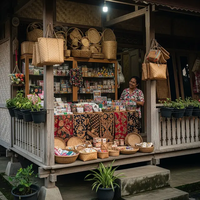 Kombinasi 2 Usaha di Teras Rumah Desa Cocok untuk IRT (Image by Gemini AI)