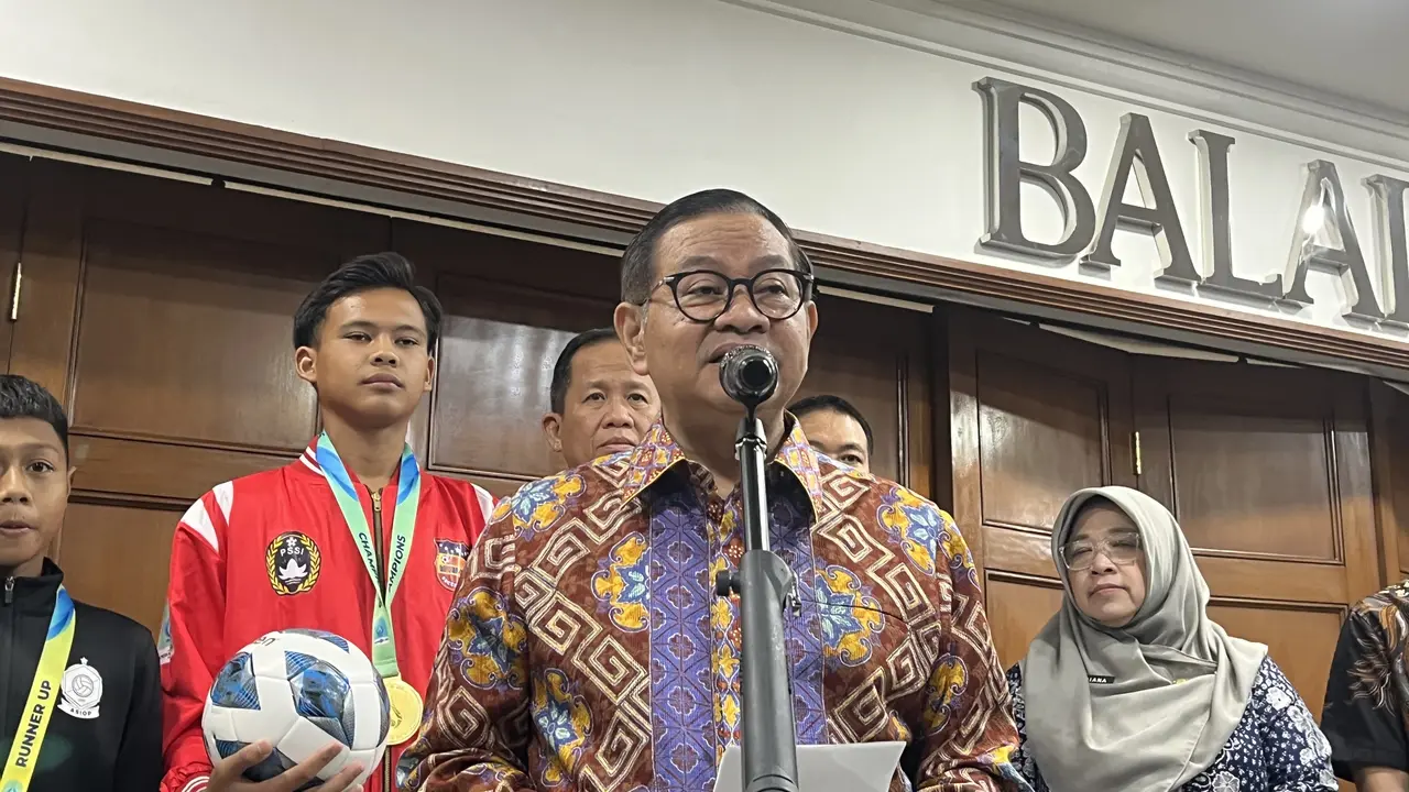 Gubernur DKI Jakarta Pramono Anung di Balai Kota DKI Jakarta, Kamis (2/10/2025).